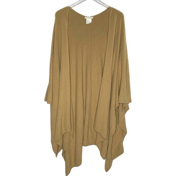 Shiraleah OS Camel Brown Trend Long Open Cardigan Quiet Luxury - Picture 1 of 6